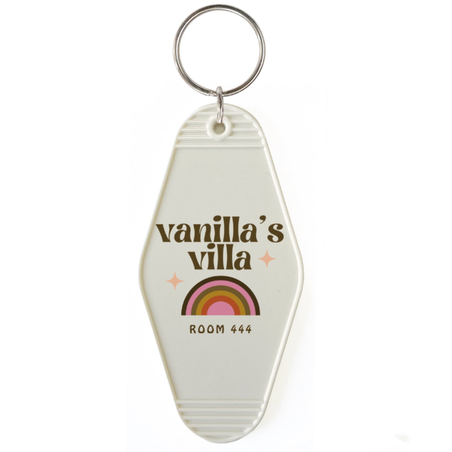 Vanilla's Villa Motel Keychain