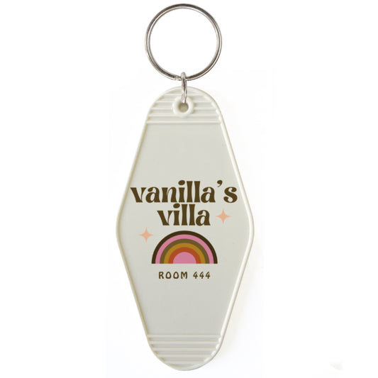 Vanilla's Villa Motel Keychain