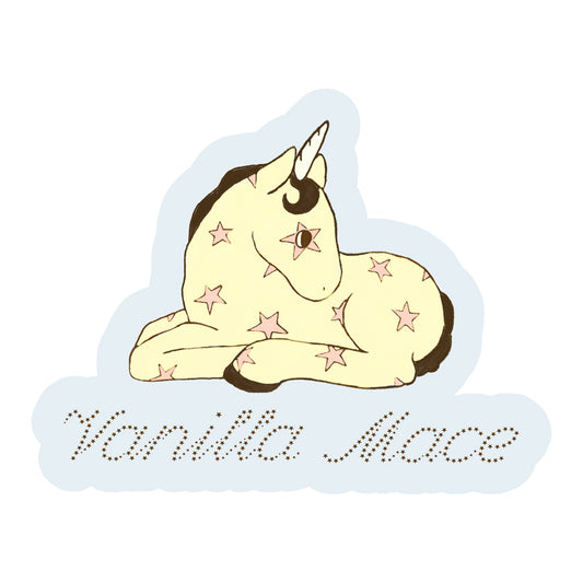 Vanilla Mace Unicorn Sticker